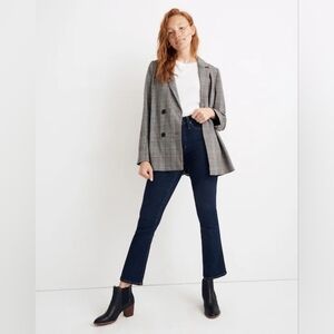 MADEWELL Caldwell Double-Breasted Blazer in Menswear Plaid